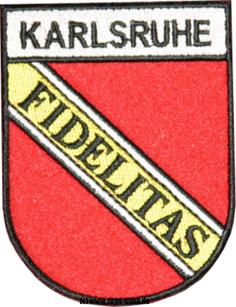 Aufnäher "Karlsruhe" (Stadtwappen)