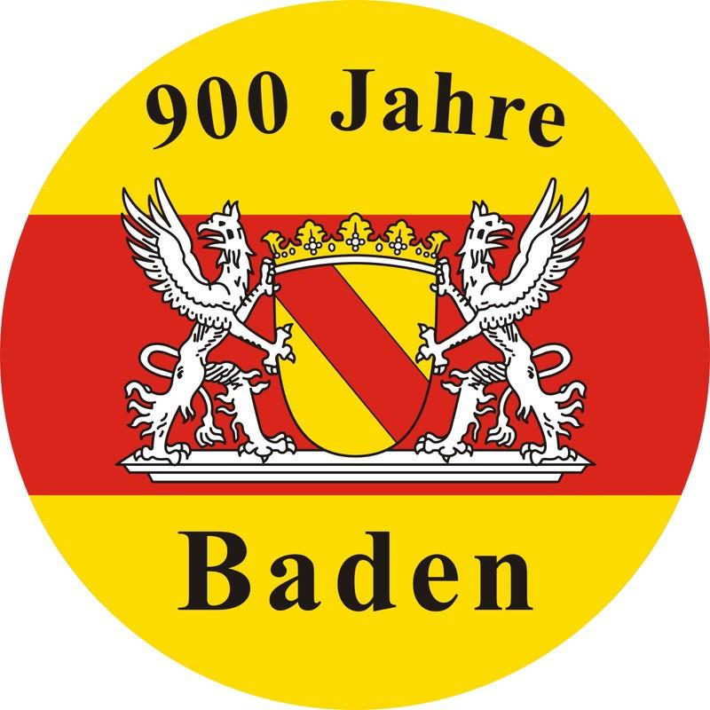 Button "900 Jahre Baden"