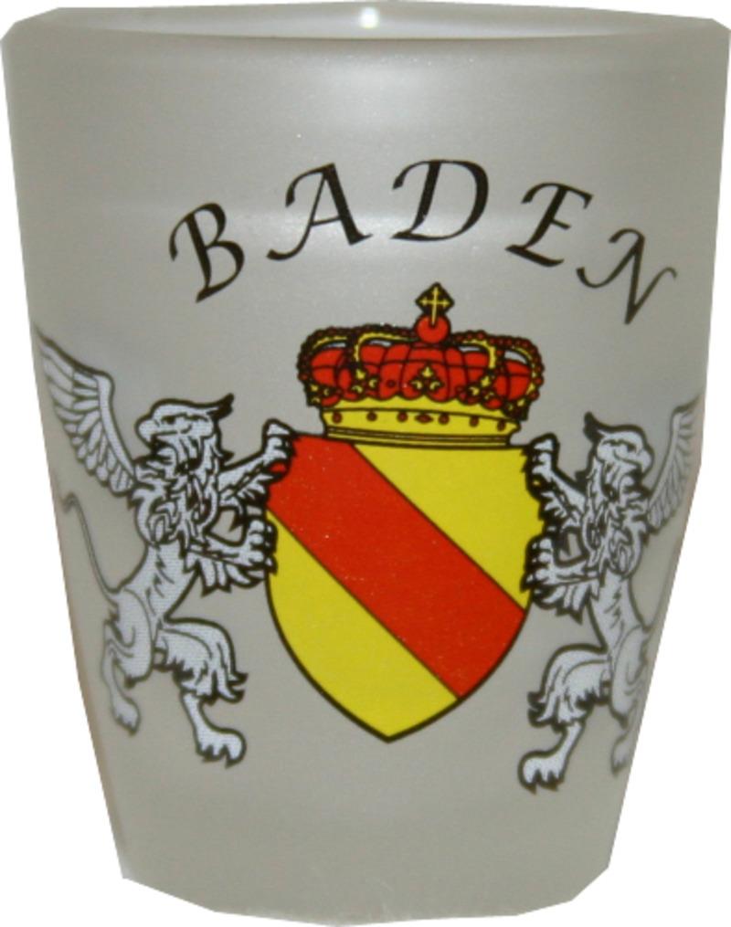 Schnapsglas satiniert "Baden" (neue Greifen)  