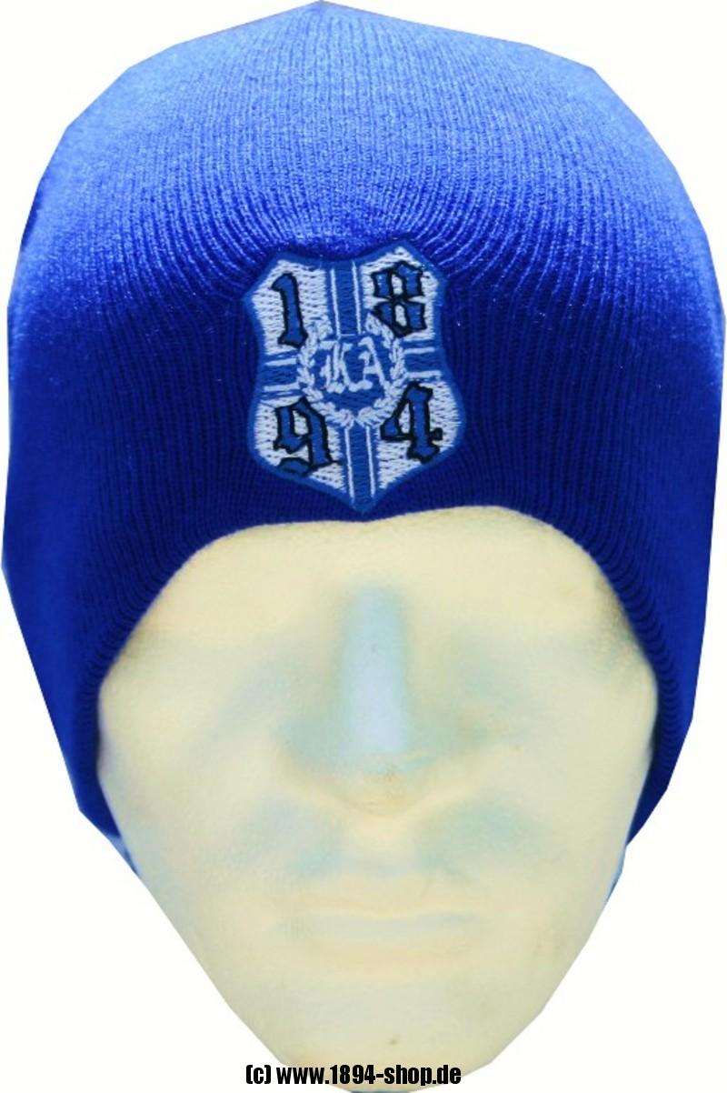 Strickmütze "1894" Logo (blau)