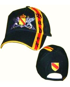 Base-Cap "Baden" schwarz (mit Streifen)