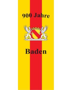 Hissflagge "900 Jahre Baden", 120 x 300cm