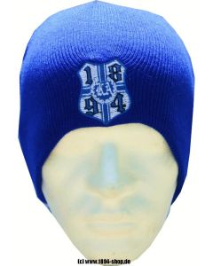 Strickmütze "1894" Logo (blau)