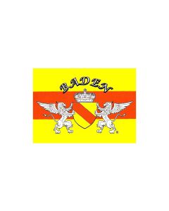 Aufkleber "Baden" neue Greifen (eckig)