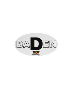 Aufkleber "BaDen" (oval)