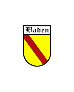 Aufkleber "Baden Wappen" groß