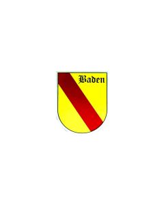 Aufkleber "Baden" (Wappenform)