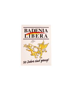 Aufkleber "Badenia Libera"