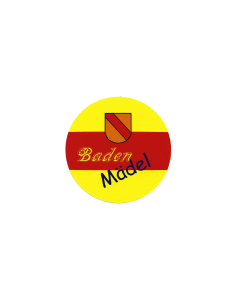 Aufkleber "Baden Mädel" (rund)