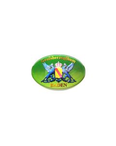 Aufkleber "Großherzogthum Baden" 3D (oval)