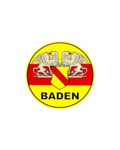 Aufkleber "Republik Baden" (rund)