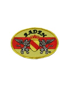 Aufnäher "Baden" neue Greifen (oval)