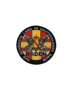 Aufbügler "Das schönste Land..." (rund)