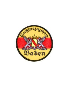 Aufnäher "Großherzogthum Baden" (rund)