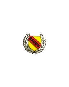 Pin "Baden Wappen" mit Lohrbeerkranz