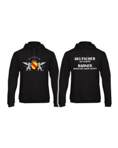 Kapuzen Sweat-Shirt "Baden - Deutscher von Geburt"