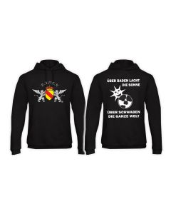 Kapuzen Sweat-Shirt "Baden - Über Baden lacht die Sonne"