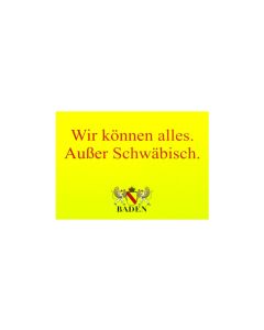 Postkarte "Wir können alles. Außer Schwäbisch."