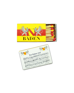 Streichholzschachtel "Baden"