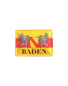 Blechschild "Baden" (Wappen mit Greifen)