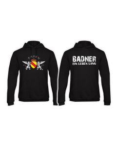 Kapuzen Sweat-Shirt "Baden - Badner ein Leben lang"