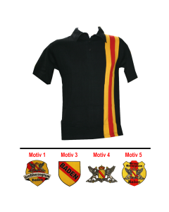 Polo-Shirt "Baden" schwarz (Modell 3)