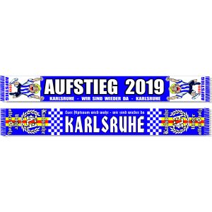 Jacquardschal "AUFSTIEG 2019 - Karlsruhe"