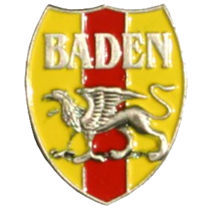 Pin "Baden" mit Greif (Wappenschild)