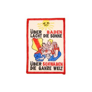 Aufnäher "Über Baden lacht die Sonne..." (eckig)