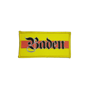 Aufnäher "Baden" Fahne (Schriftzug)