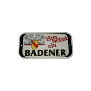 Türschild "Hier wohnt ein Badener"