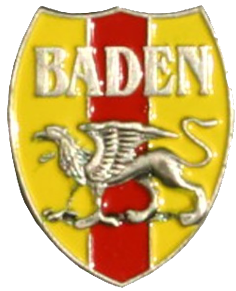 Pin "Baden" mit Greif (Wappenschild)