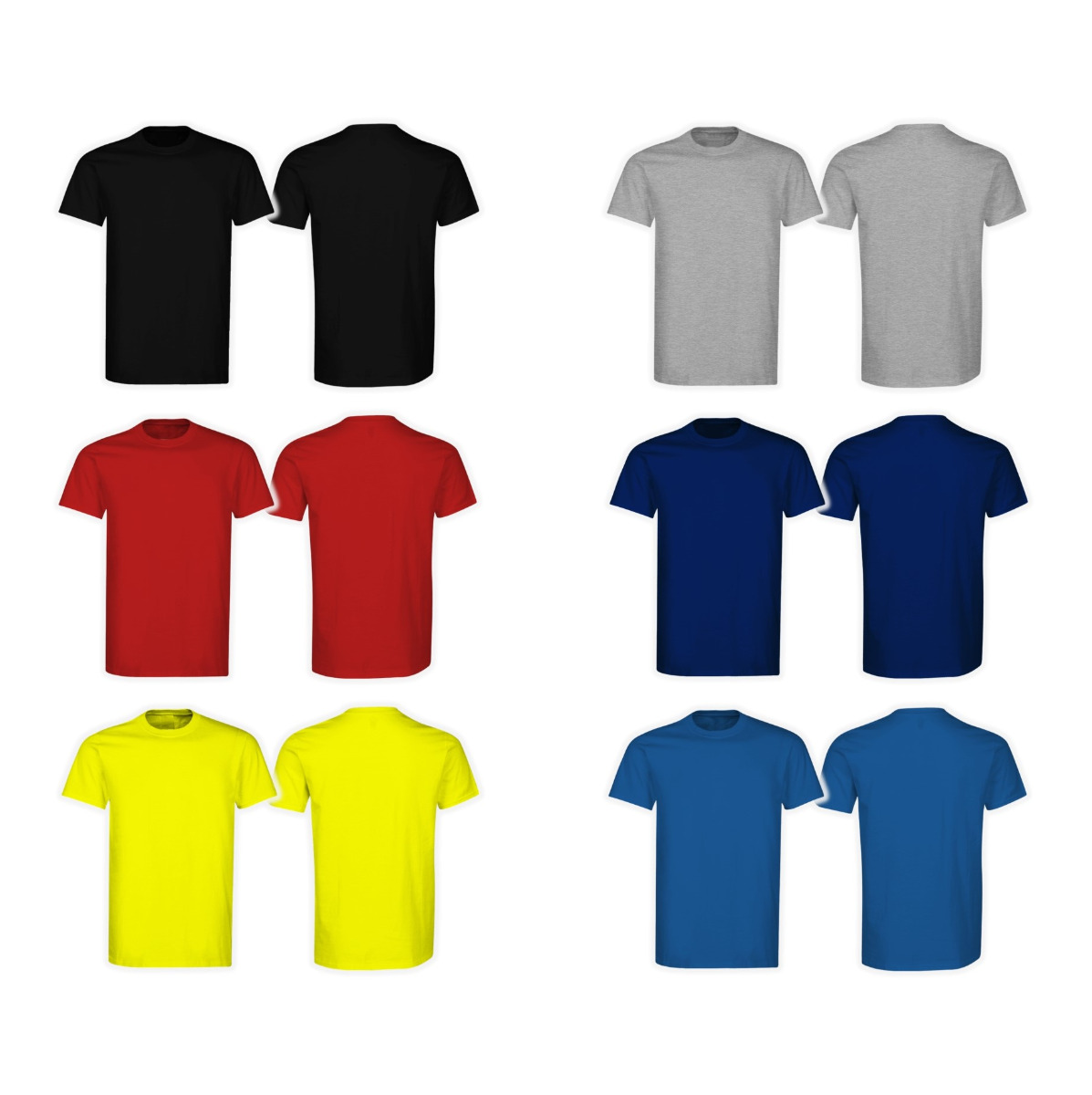 T-Shirt (Vorderseite und Rückseite)
