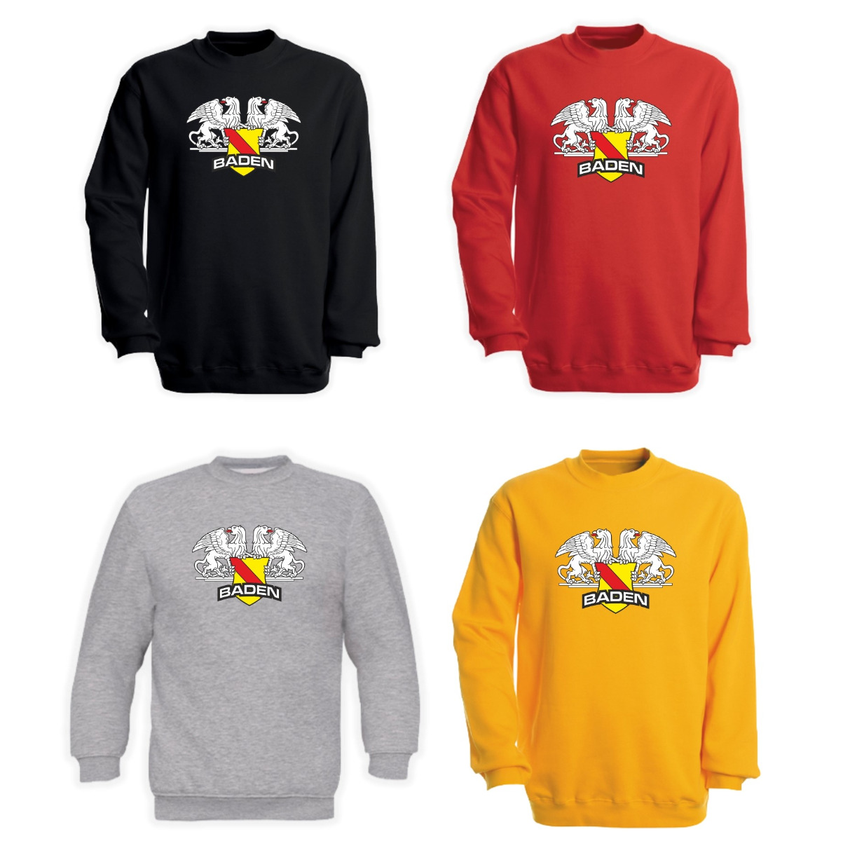 Baden Fanartikel Sweatshirt Baden klassischen Sweater mit BadenAufdruck