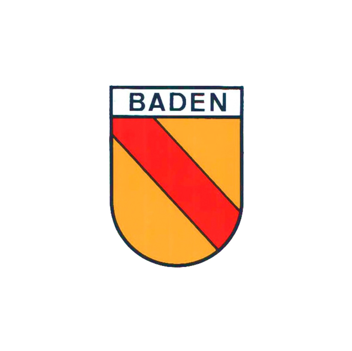 Aufkleber "Baden Wappen"