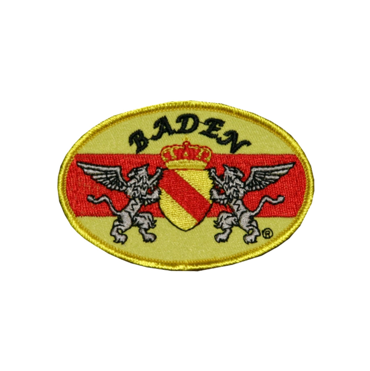 Aufnäher "Baden" neue Greifen (oval)