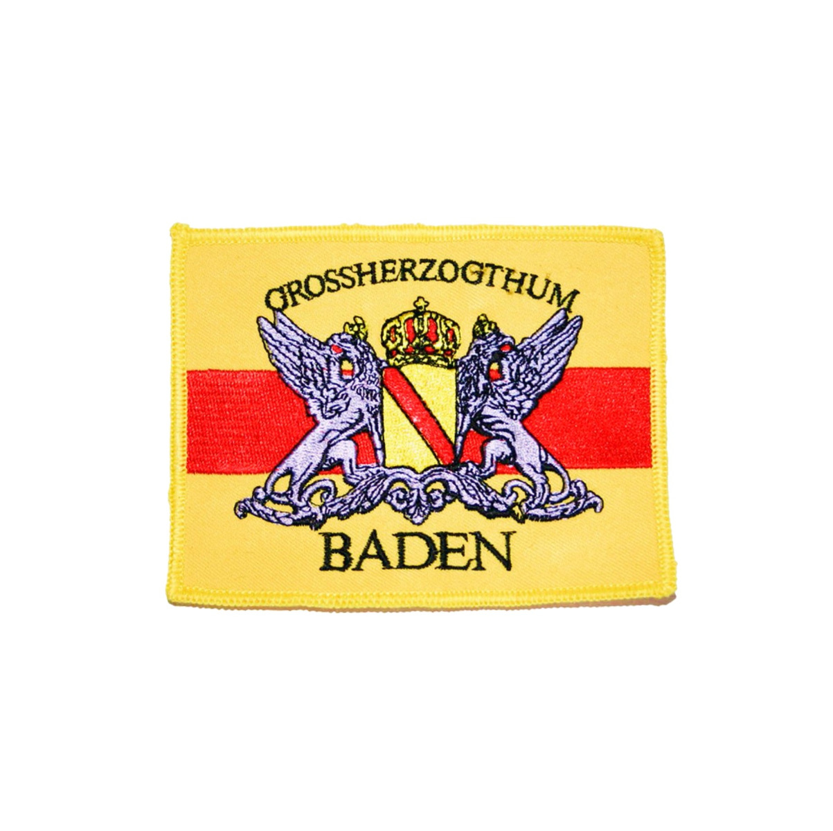 Aufnäher "Grossherzogthum Baden" (eckig)
