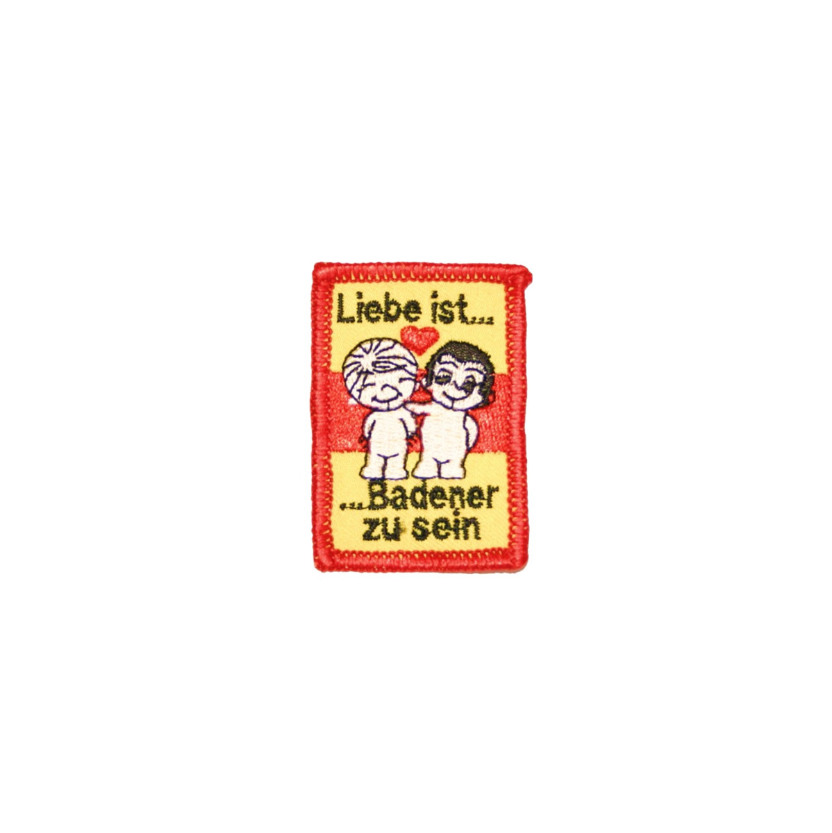 Aufnäher "Liebe ist... Badener zu sein" (klein)