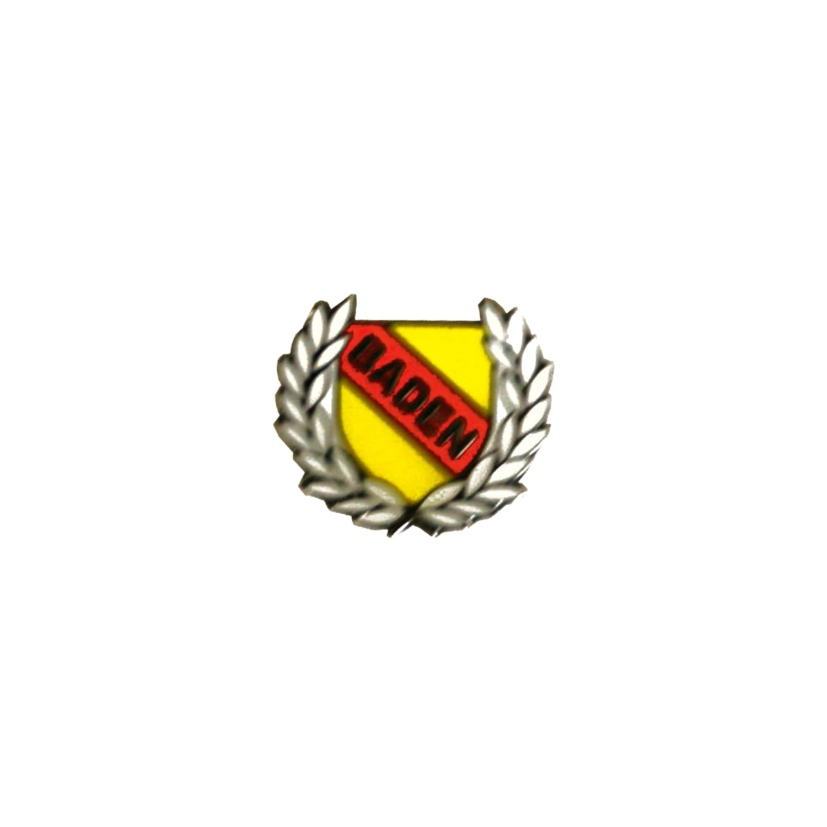 Pin "Baden Wappen" mit Lohrbeerkranz