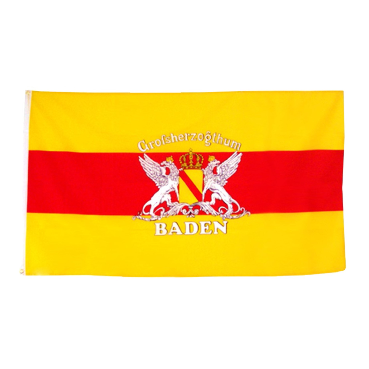 Fahne "Großherzogthum Baden" (weiße Schrift)