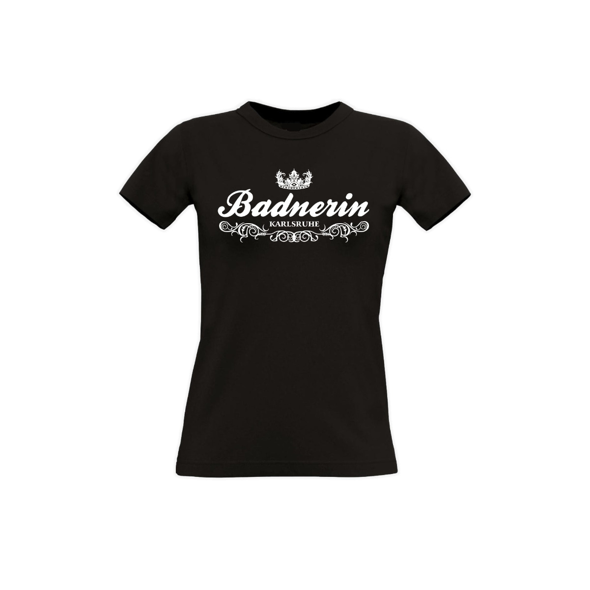 Girly-Shirt "Badnerin" schwarz
