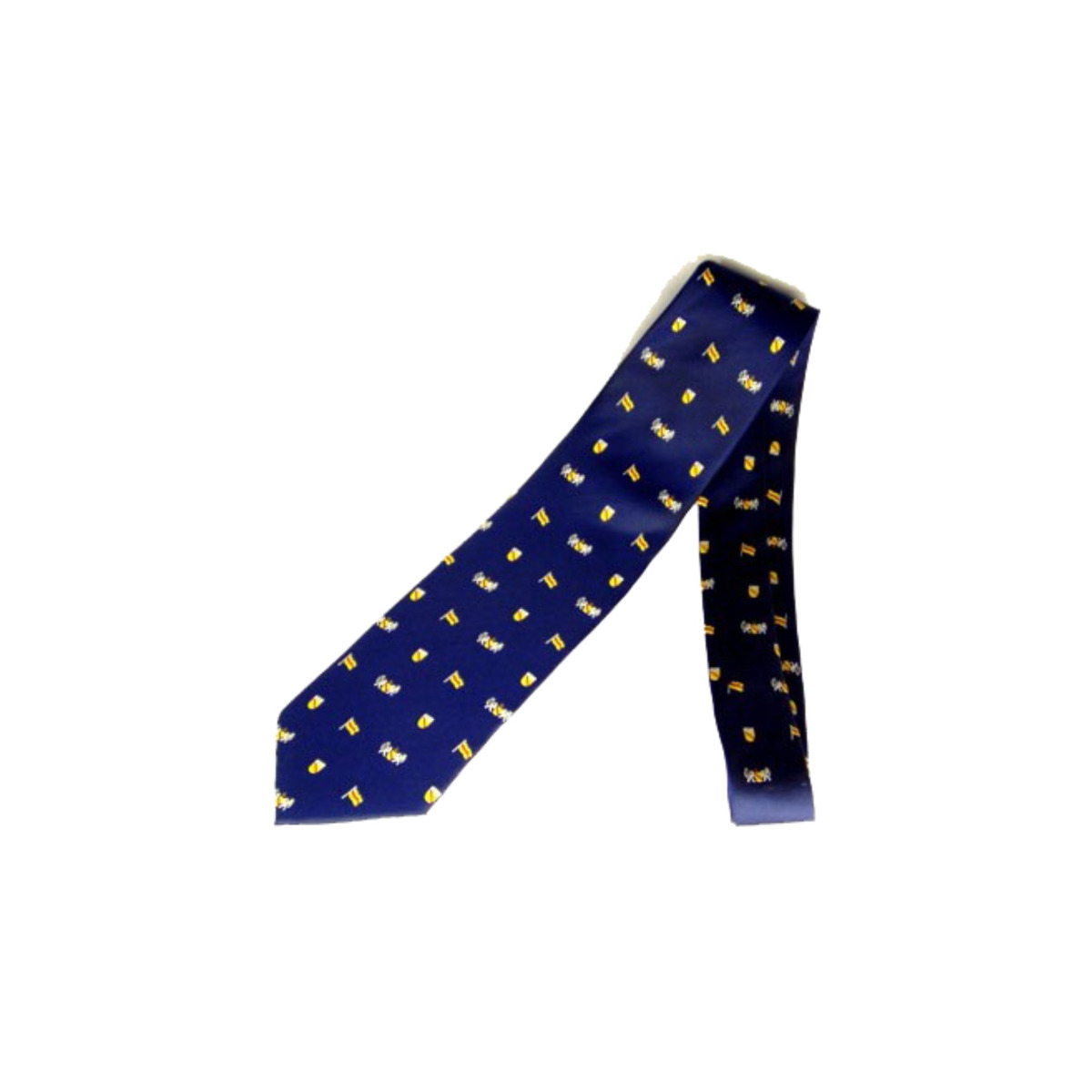 Krawatte "Baden" blau - gewebt (Design 1)