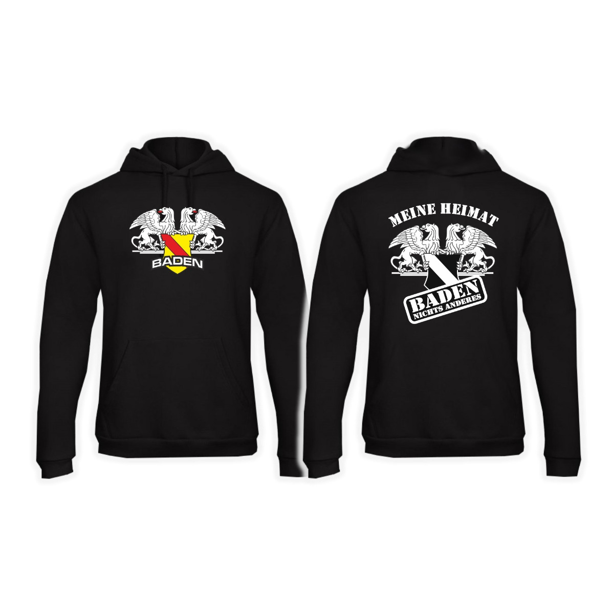 Kapuzen Sweat-Shirt "Republik Baden - Meine Heimat"