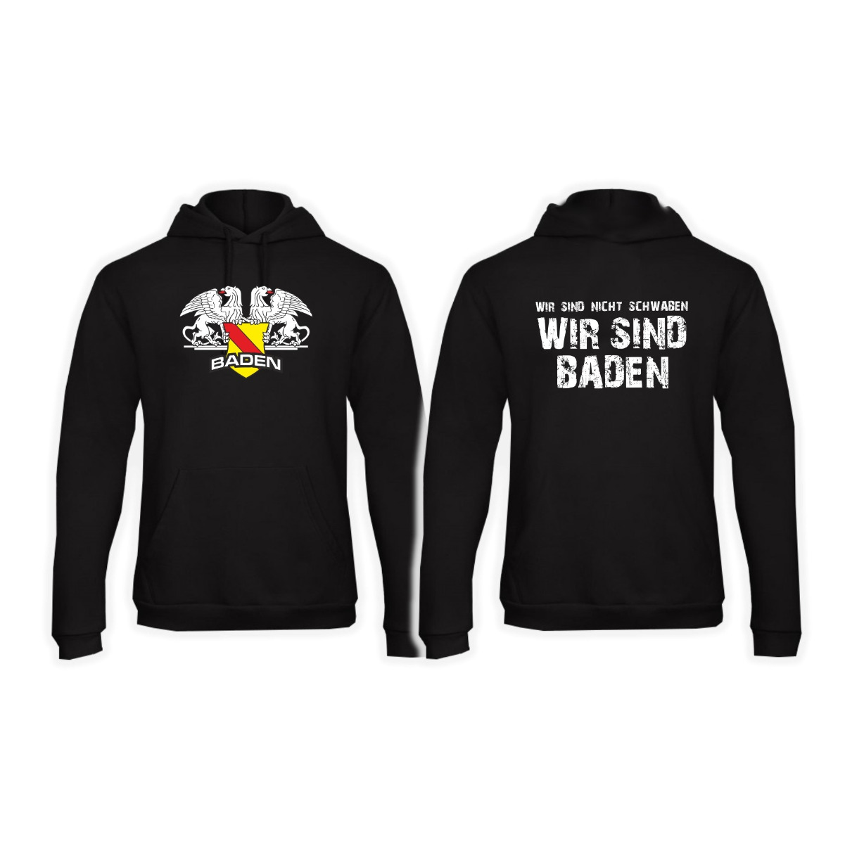 Kapuzen Sweat-Shirt "Republik Baden - Wir sind nicht Schwaben"