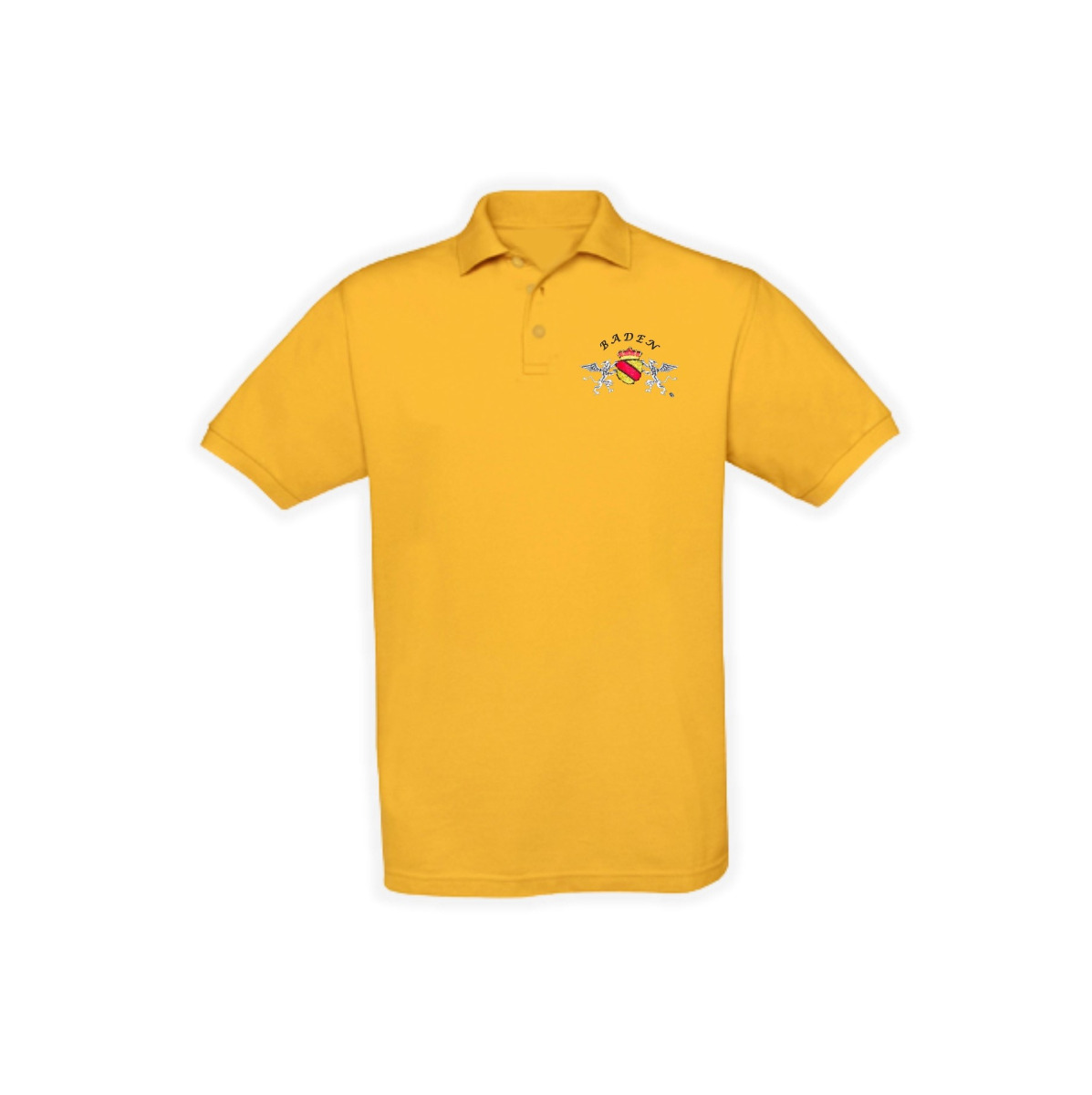 Polo-Shirt "Baden" bestickt (gelb)