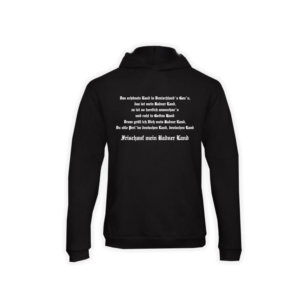Kapuzen Sweat-Shirt "Republik Baden - Badnerlied"