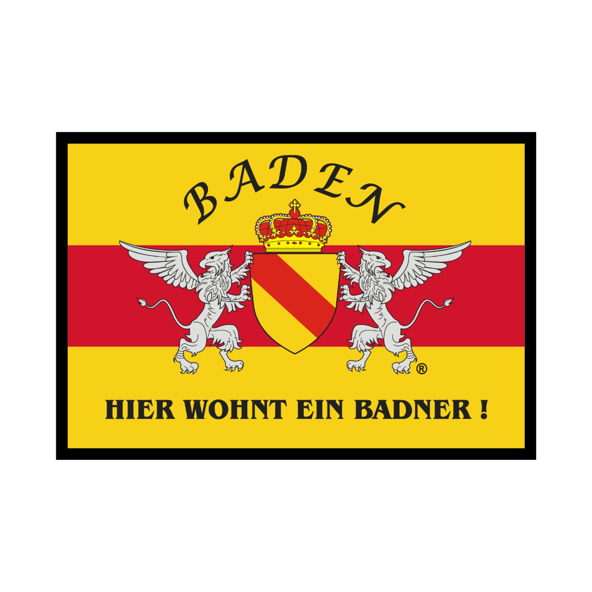 Fußmatte / Wandteppich "Baden" (neue Greifen)