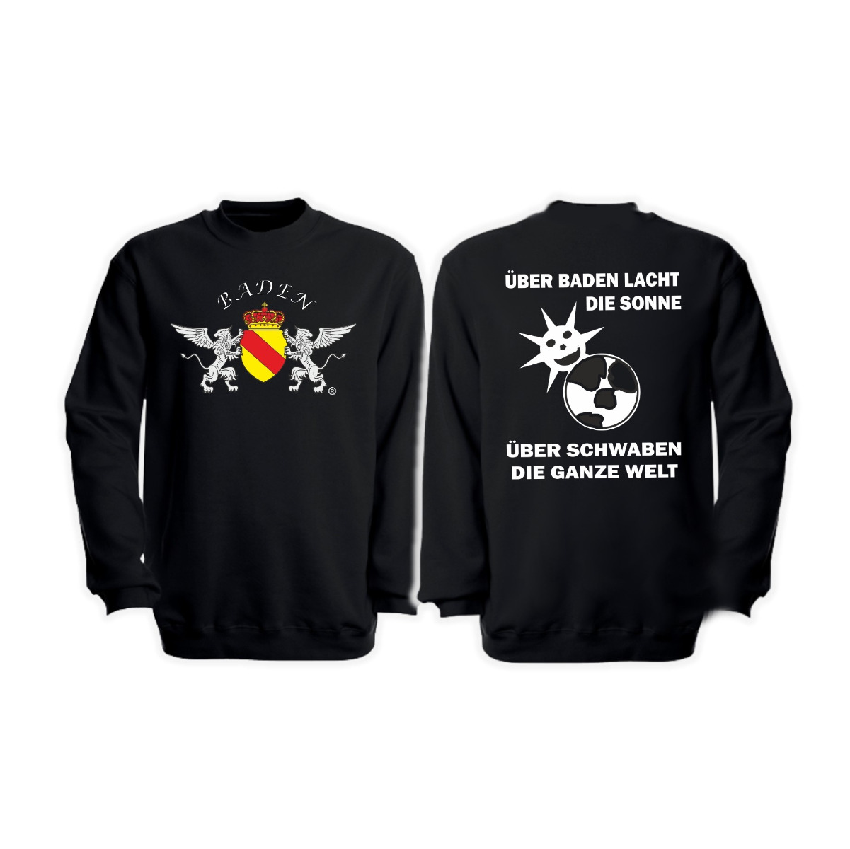 Sweat-Shirt "Baden - Über Baden lacht die Sonne"