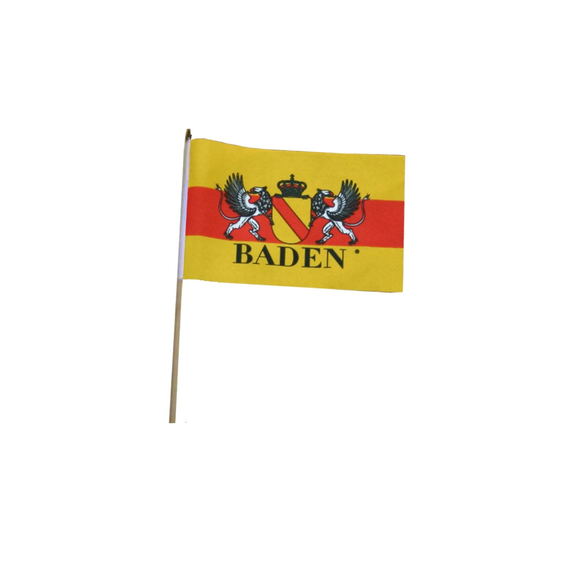 Stockflagge "Großherzogtum Baden" (mit neuem Wappen)  