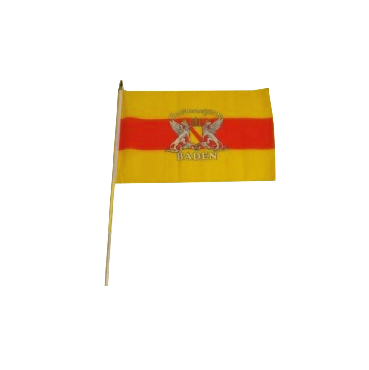 Stockflagge "Großherzogthum Baden" (weiße Schrift)  
